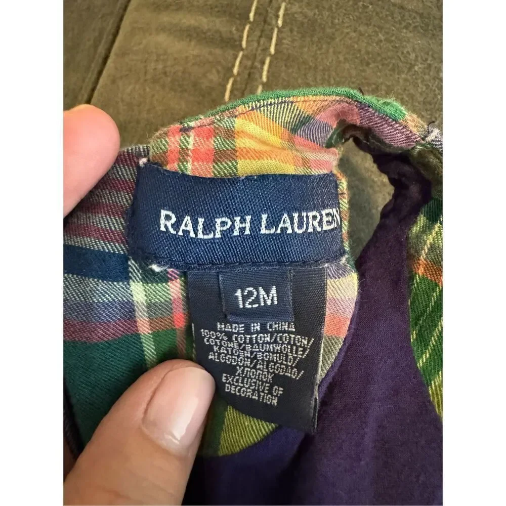 Ralph Lauren Girls Dress Size 12m